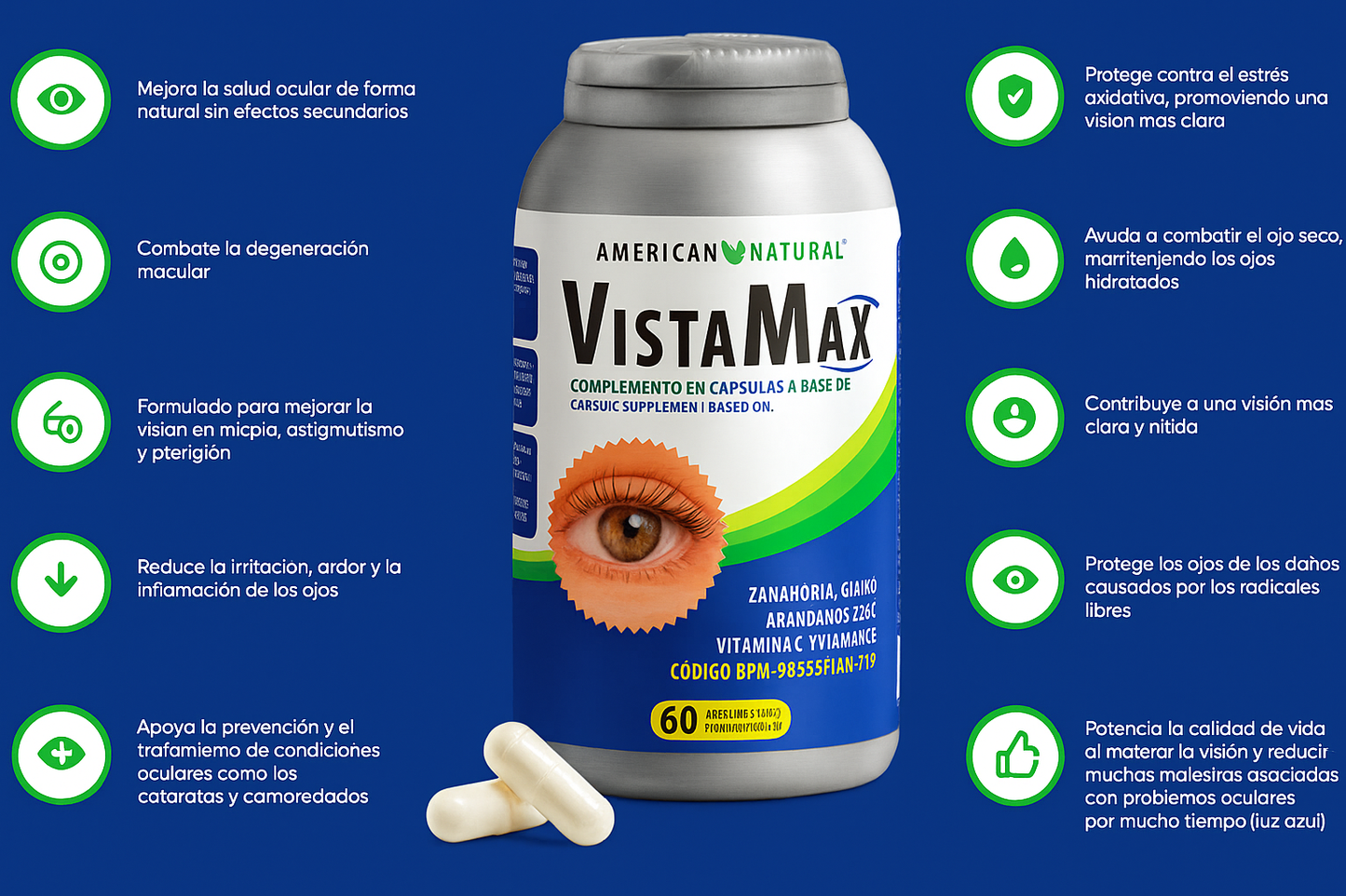 VISTA MAX - Suplemento para la salud visual