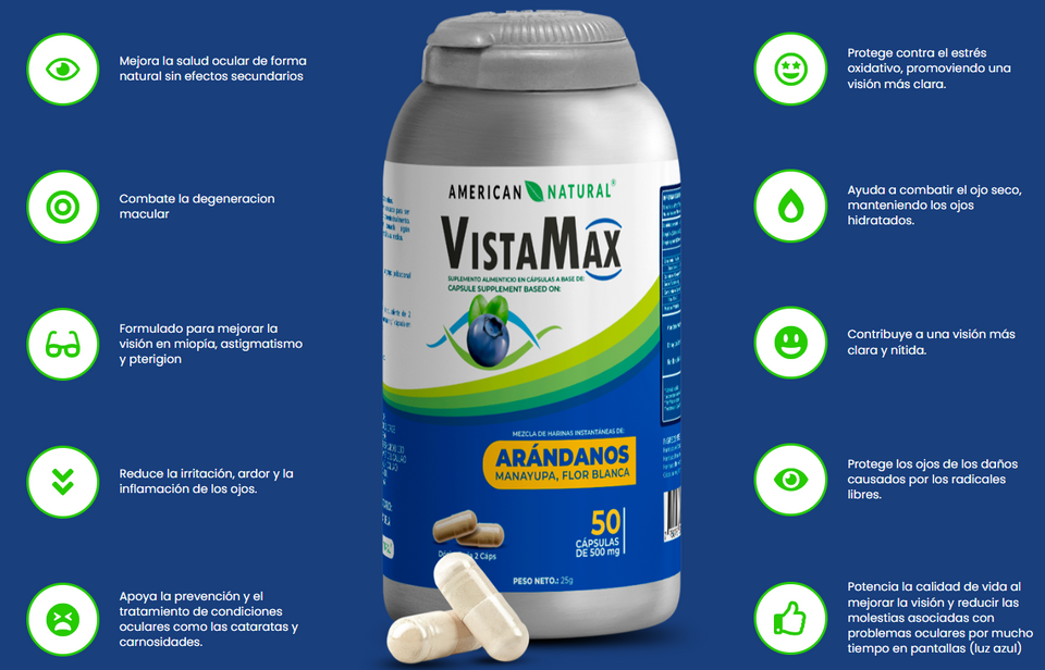 VISTA MAX - Suplemento para la salud visual