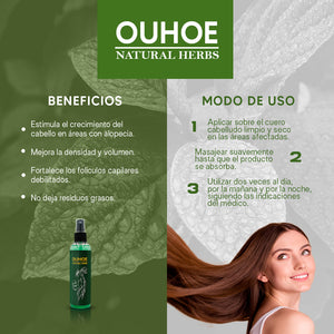 OUHOE -  SUERO PARA EL CRECIMIENTO DEL CABELLO