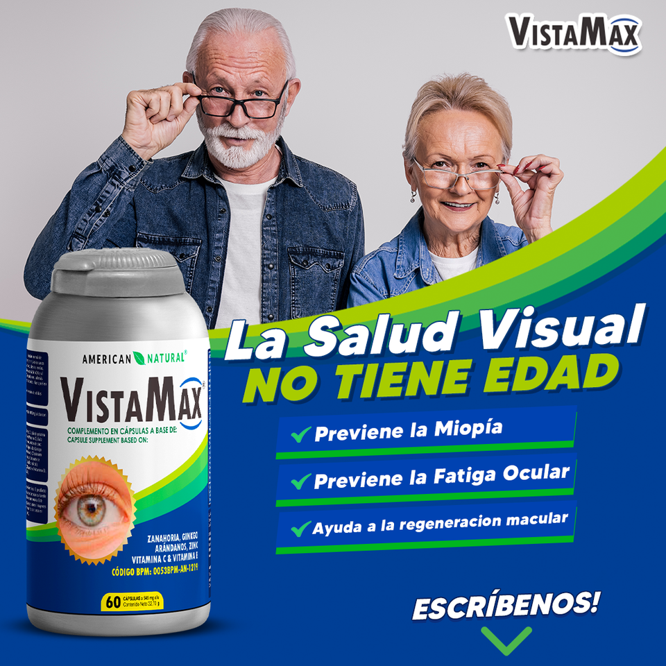 VISTA MAX - Suplemento para la salud visual