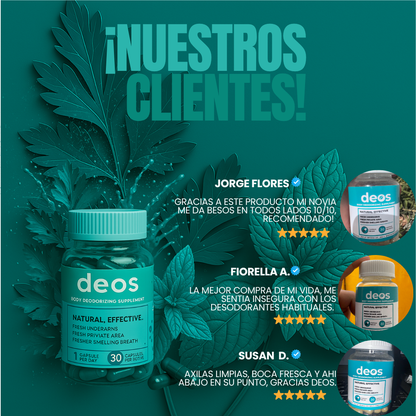 DEOS - Desodorante Interno en Cápsulas
